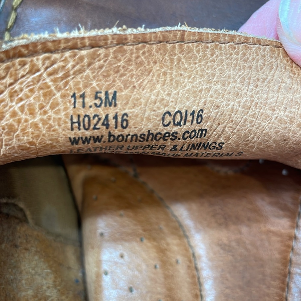 Born 11.5 men’s leather shoes - Picture 4 of 6